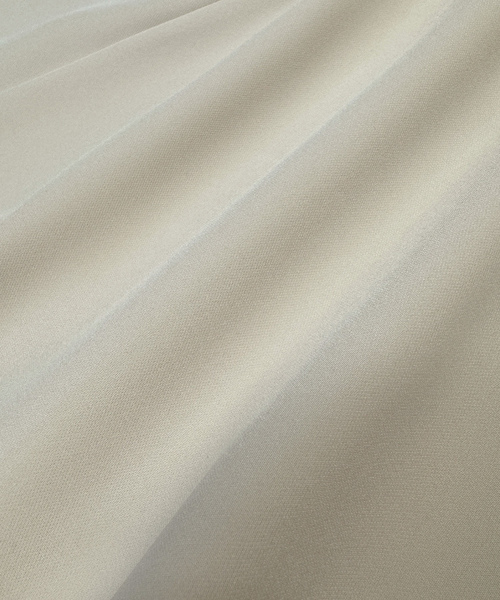 「JUNOAH」 半袖ワンピース SMALL アイボリー レディース_画像4