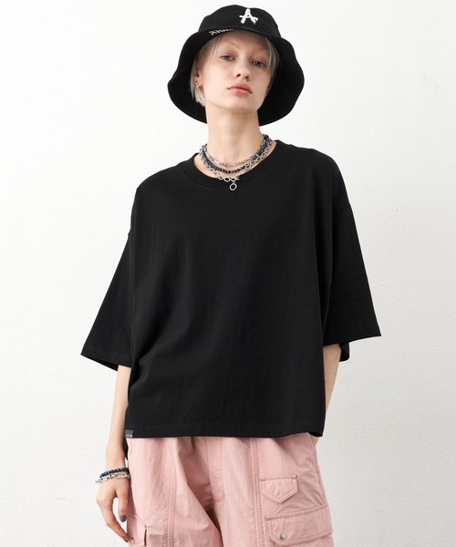 「AIVER」 半袖Tシャツ LARGE ブラック メンズ