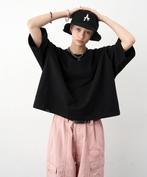 「AIVER」 半袖Tシャツ LARGE ブラック メンズ