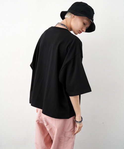 「AIVER」 半袖Tシャツ LARGE ブラック メンズ