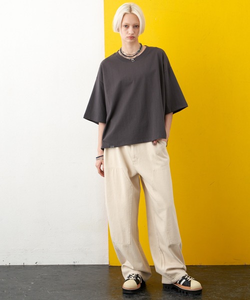 「AIVER」 半袖Tシャツ LARGE ブラック メンズ