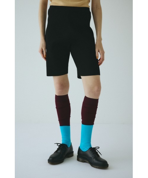 HeRIN.CYE ヘリンドットサイ　ニットハーフパンツ　36 HeRIN.CYE ハーフパンツ パンツ 短パン Knit half pants ニットハーフ