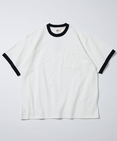 「FREAK'S STORE」 半袖Tシャツ LARGE ネイビー メンズ