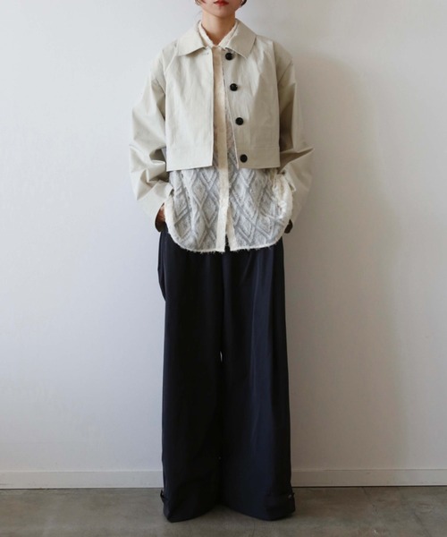 「Reurie'」 カーゴパンツ SMALL アイボリー レディース