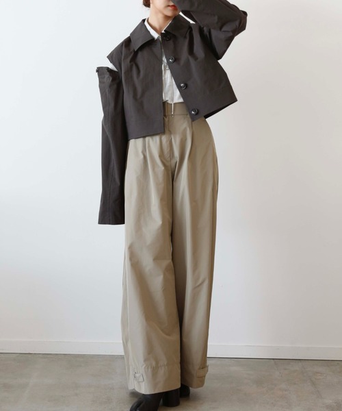 「Reurie'」 カーゴパンツ SMALL アイボリー レディース