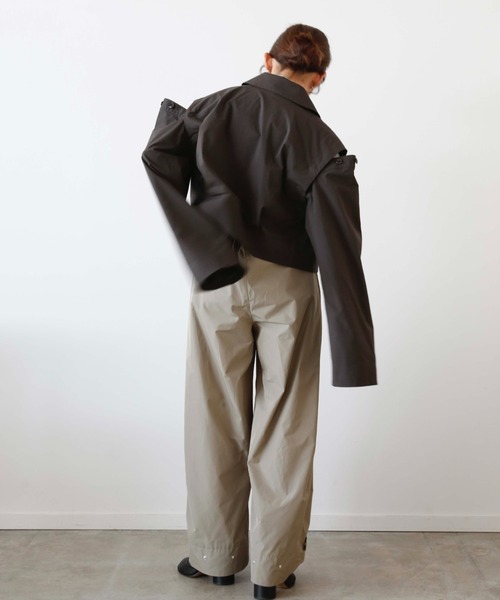 「Reurie'」 カーゴパンツ SMALL アイボリー レディース