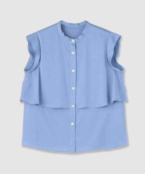 新品☆ ANAYI バックサテンプリーツスリーブブラウス/セオリー、23区、ロペ 新品☆ANAYI バックサテンプリーツスリーブブラウス /セオリー、23区