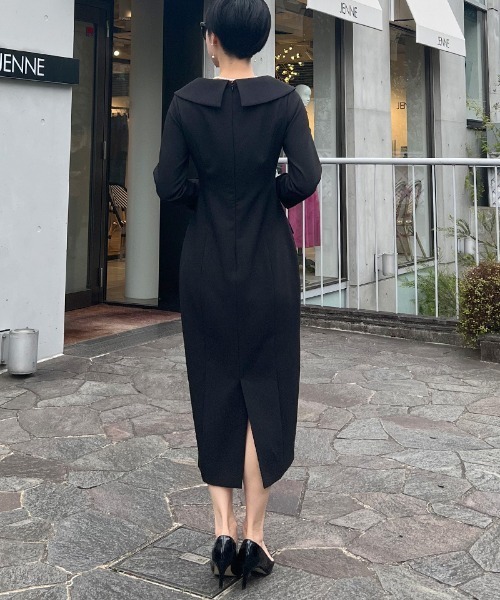 JENNE」 長袖ワンピース SMALL ブラック レディース : ZOZOTOWN Yahoo