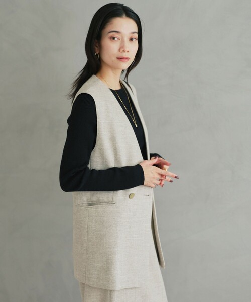 green label relaxing（グリーンレーベルリラクシング） ベスト ジレ