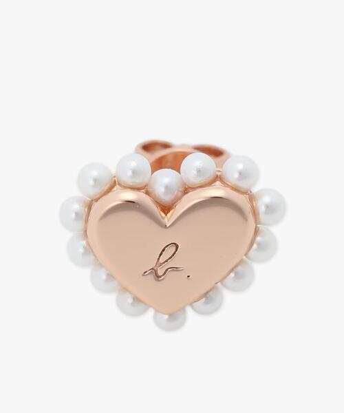 agnes b.（アニエスベー） ピアス ハート パール スタッド ピアス