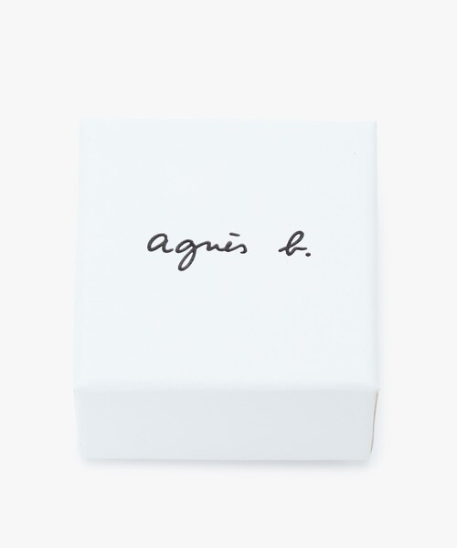 agnes b.（アニエスベー） ピアス ハート パール スタッド ピアス