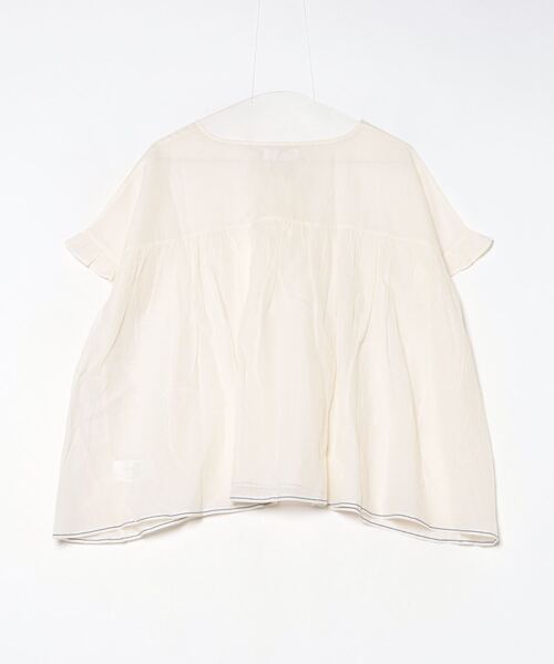 「soil」 半袖ブラウス 1 ベージュ レディース_画像2