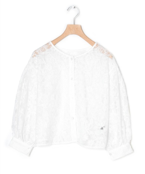 「w closet」 7分袖ブラウス FREE オフホワイト レディース_画像2