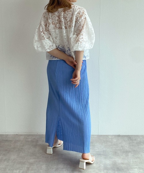 「w closet」 7分袖ブラウス FREE オフホワイト レディース_画像3