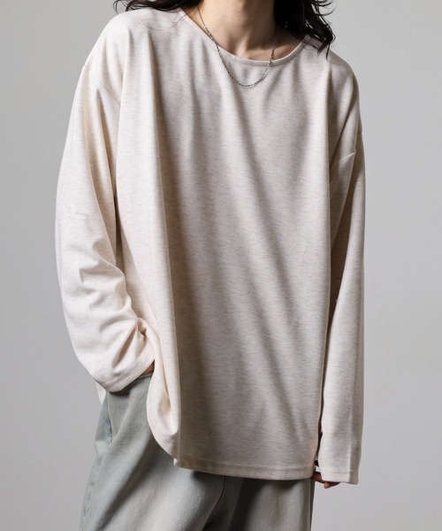 ボートネックTシャツ NAVY tシャツ 軽量 速乾 胸ポケ付き ニットTシャツ メンズ レディース