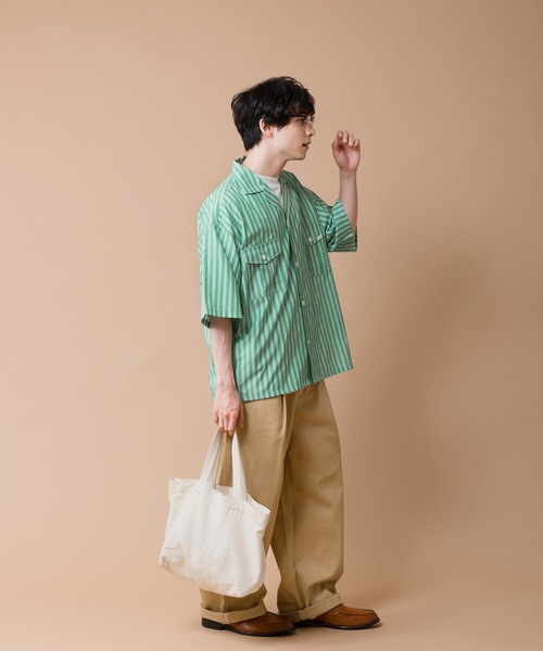 「MUHET」 半袖シャツ MEDIUM ブルー レディース_画像4