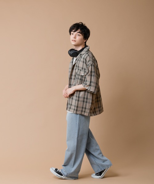 「MUHET」 半袖シャツ MEDIUM ブルー レディース_画像5