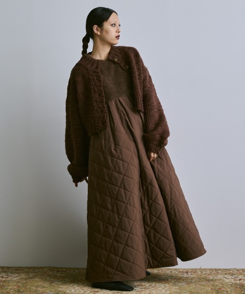 PERNA（ペルナ） ワンピース ファーコンビワンピース : ZOZOTOWN Yahoo