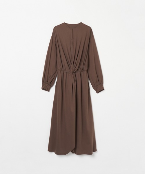 ワンピース DOUBLE JERSEY RUFFLE DRESS_3