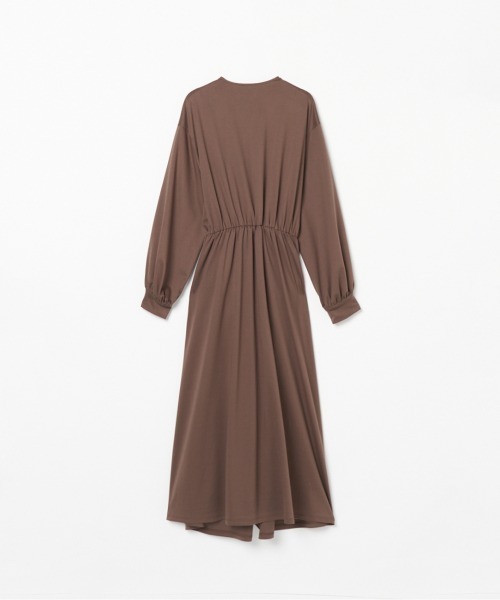 ワンピース DOUBLE JERSEY RUFFLE DRESS_4