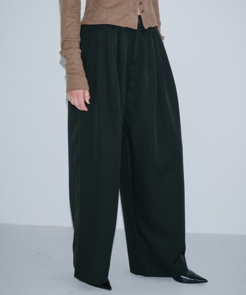 HANNE スラックス パンツ 5タックスラックス レディース : ZOZOTOWN