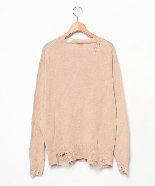 「JOURNAL STANDARD J.S HOMESTEAD」 長袖ニット MEDIUM ベージュ メンズ_画像2