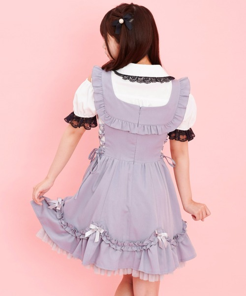 「Secret Honey」 キャミソールワンピース MEDIUM ブラック レディース_画像5