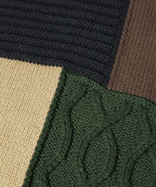 HUF（ハフ） セーター ニット COLUMBIA CABLE KNIT SWEATER メンズ