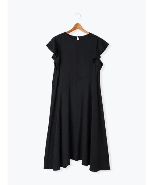 「Lugnoncure」 ノースリーブワンピース F ブラック レディース_画像5