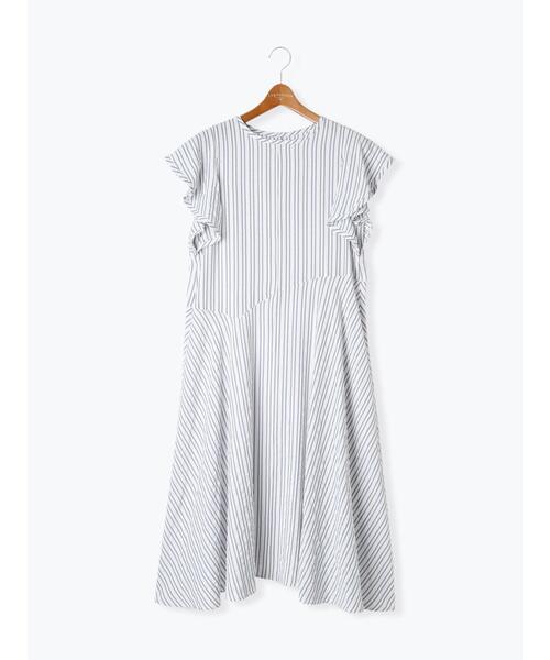 「Lugnoncure」 ノースリーブワンピース F ブラック レディース_画像7