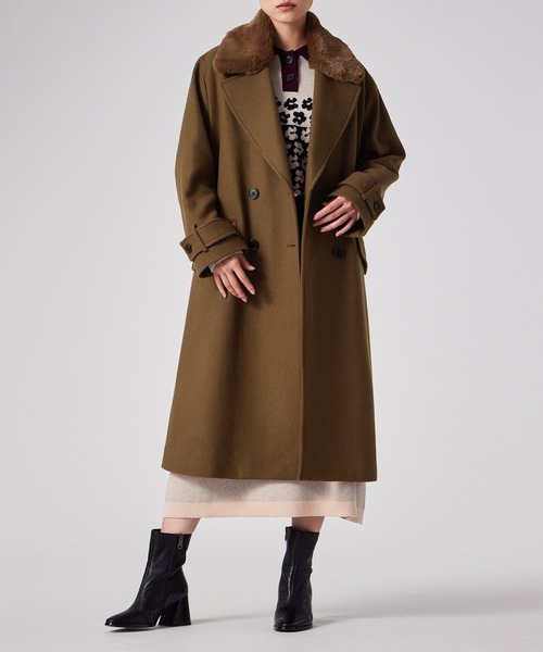 PS Paul Smith コート チェスターコート ウィメンズ ウールカルゼ