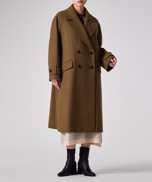 定価7万7000円 Paul Smithウールロング丈コート PS Paul Smith コート チェスターコート ウィメンズ ウールカルゼ