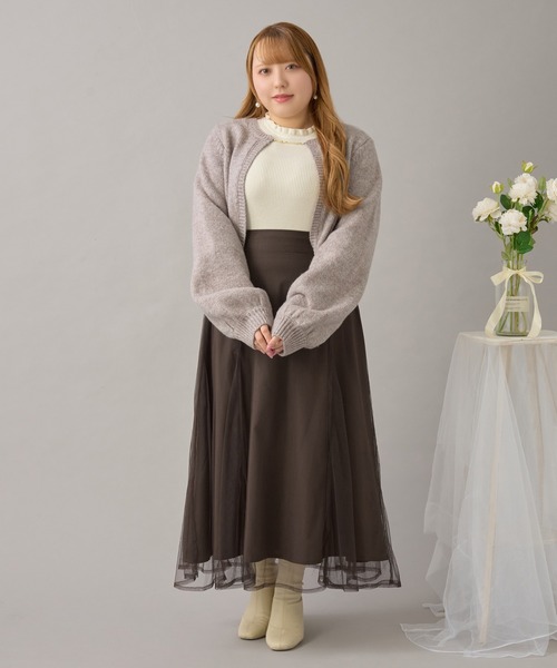 Louiosy（ルオシー） カーディガン 「大きいサイズ」チャーム付き