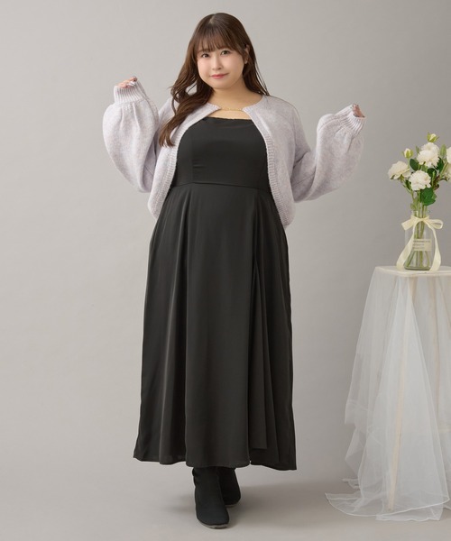 Louiosy（ルオシー） カーディガン 「大きいサイズ」チャーム付き