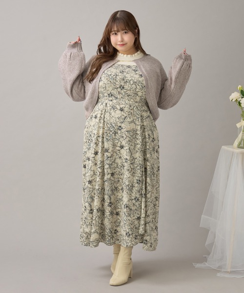 Louiosy（ルオシー） カーディガン 「大きいサイズ」チャーム付き