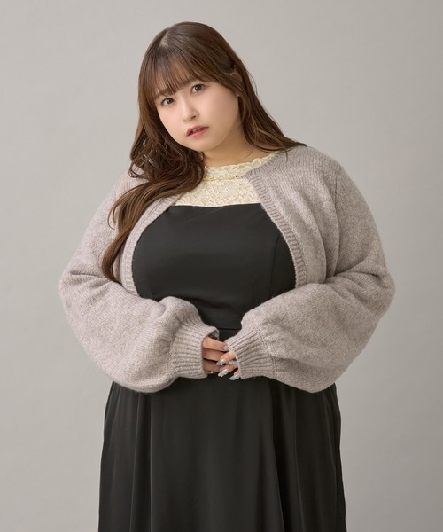 Louiosy（ルオシー） カーディガン 「大きいサイズ」チャーム付き