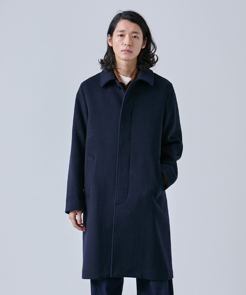 B.C STOCK（ベーセーストック） ステンカラーコート コート ウール