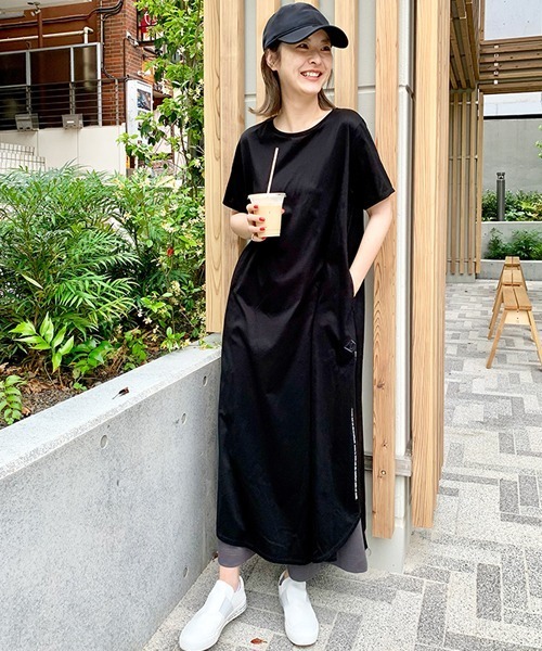 ZUCCa（ズッカ） Tシャツワンピース M size ブラック レディース