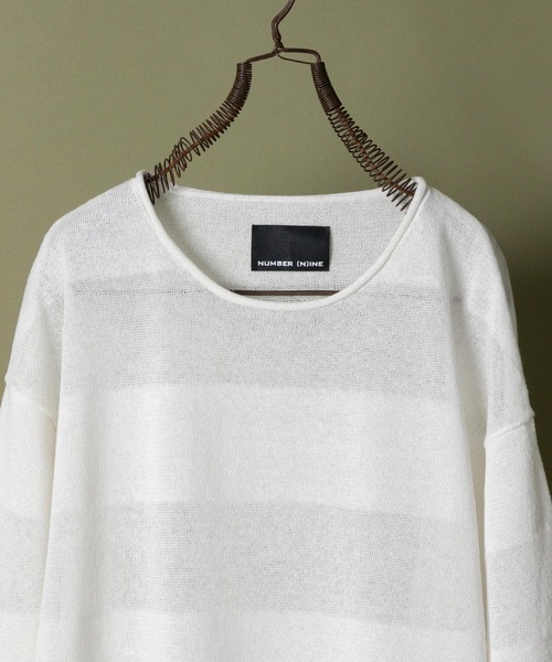 XL 新品 Re: NUMBER (N)INE 長袖ニット 長袖セーター NUMBER (N)INE（ナンバーナイン） 「NUMBER (N)INE」 長袖ニット 2