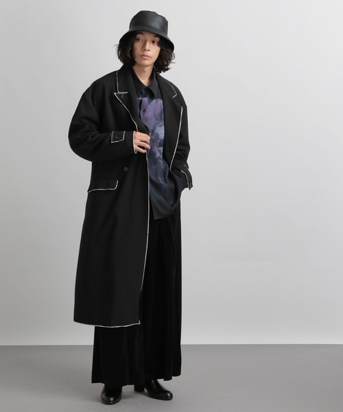 HARE（ハレ） チェスターコート FREE ブラック メンズ : ZOZOTOWN