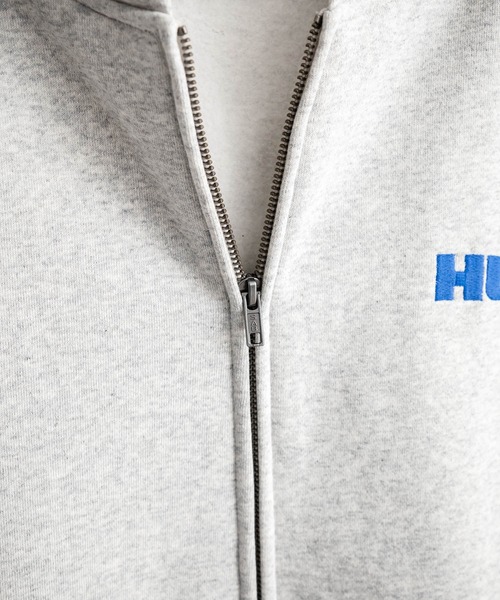 HUF（ハフ） パーカー ALL CAPS F/Z HOODIE オーバーサイズ裏起毛ワン