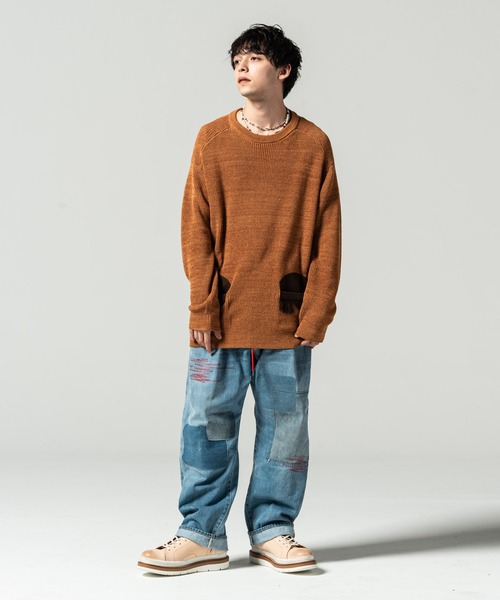【送料込み】glamb グラム オーバーサイズリブニット　size S glamb（グラム）の「Oversized Rib Knit / オーバーサイズリブニット