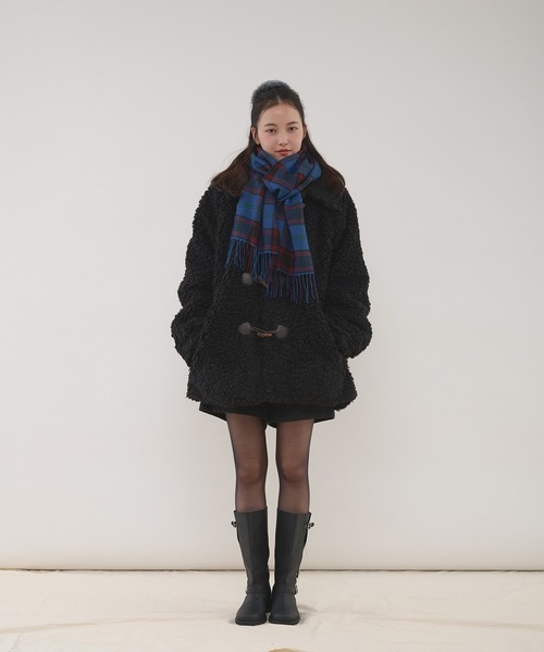 MUHET（ミュエータ） コート アウター poodle shaggy duffle coat
