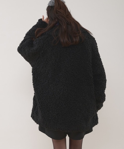 MUHET（ミュエータ） コート アウター poodle shaggy duffle coat