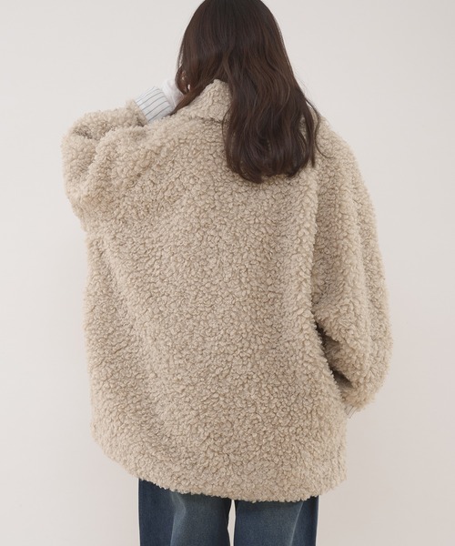 MUHET（ミュエータ） コート アウター poodle shaggy duffle coat