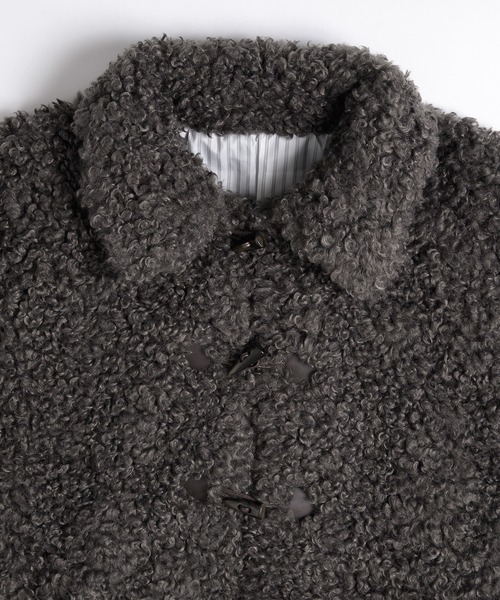 MUHET（ミュエータ） コート アウター poodle shaggy duffle coat