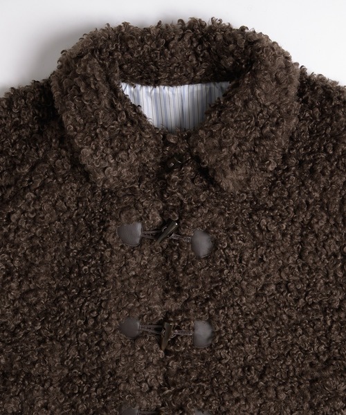 MUHET（ミュエータ） コート アウター poodle shaggy duffle coat