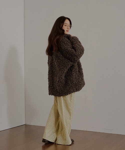 MUHET（ミュエータ） コート アウター poodle shaggy duffle coat