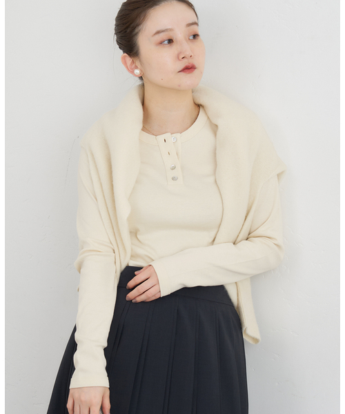 FLORE FLOREフローレフローレ JESS LONGSLEEVE Tシャツ IENA（イエナ） tシャツ FLORE FLORE/フローレフローレ JESS