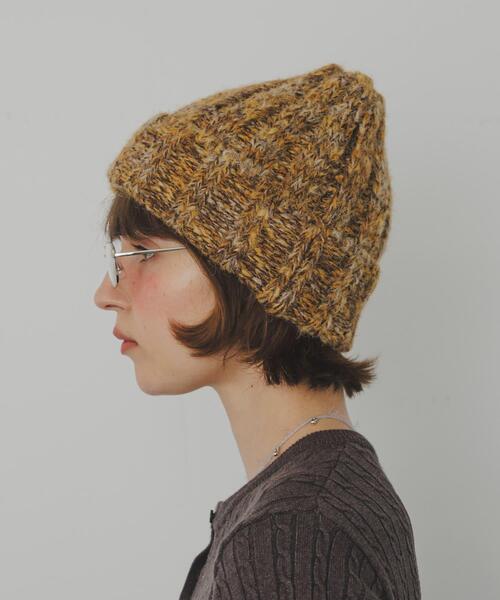 ビームスボーイ別注 ROBERT MACKIE マルチボーダー ニットキャップ